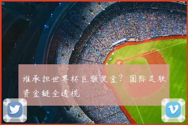 谁承担世界杯巨额奖金？国际足联资金链全透视