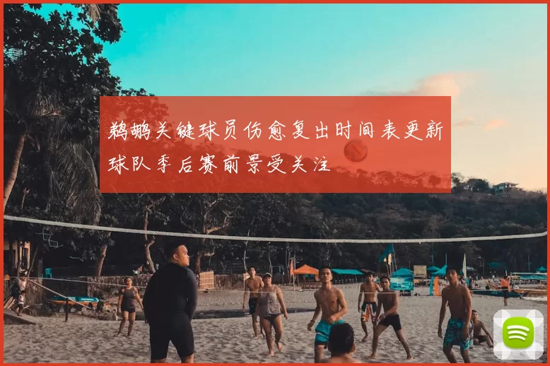 鹈鹕关键球员伤愈复出时间表更新球队季后赛前景受关注