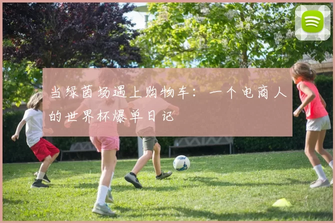 当绿茵场遇上购物车：一个电商人的世界杯爆单日记